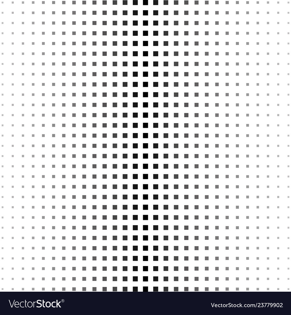 Gray Square Halftone Pattern