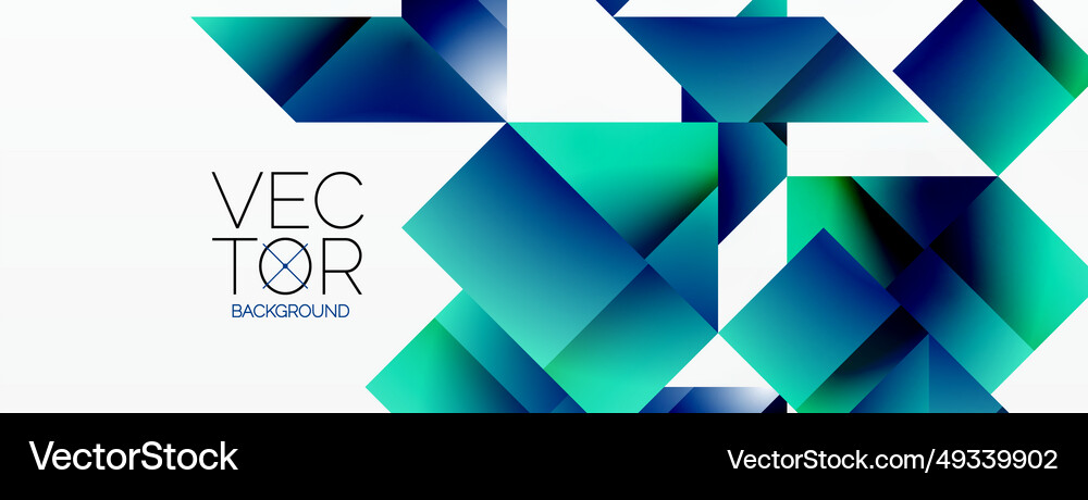 Minimalist Elegance Lines Squares Triangles Vector Image