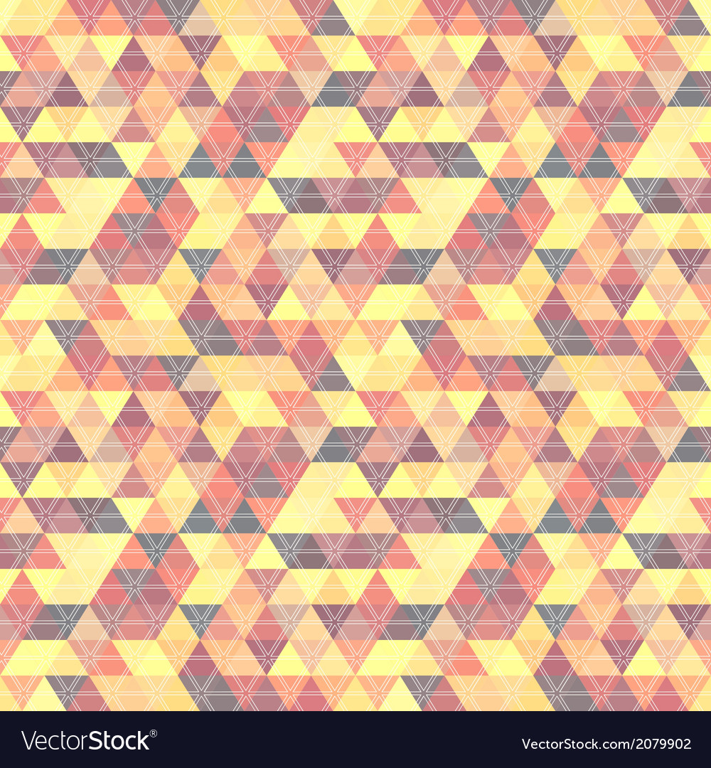 Pattern geometric with triangles