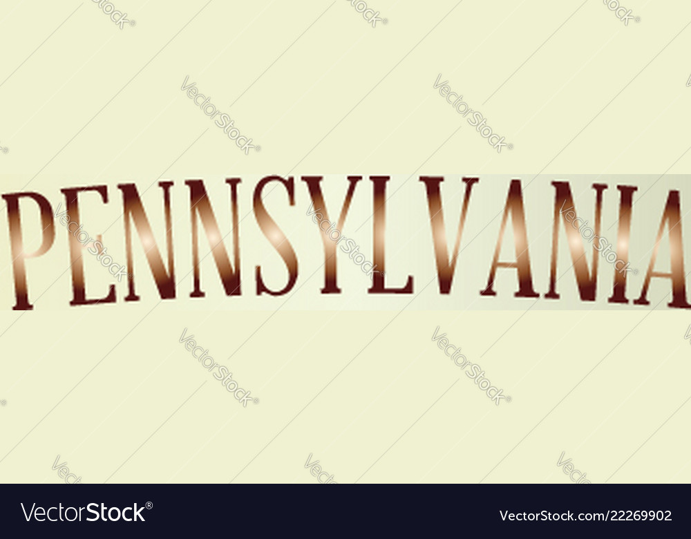 Pennsylvania state flag oval button