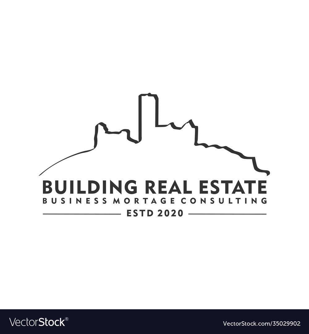 Real estate building logo - house