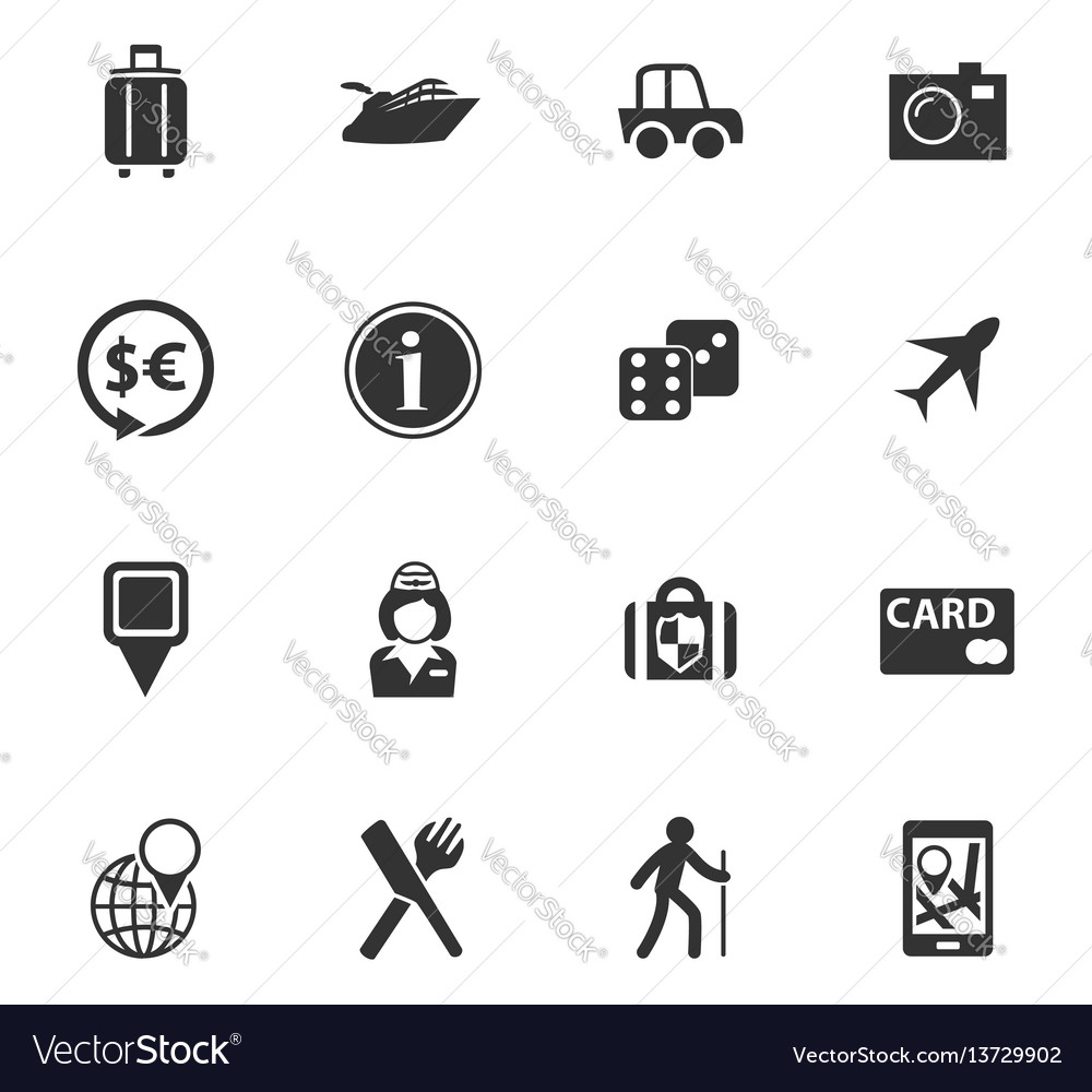 Travel Icon Set - Tourism & Travel