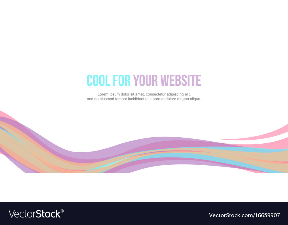 Collection abstract header website design