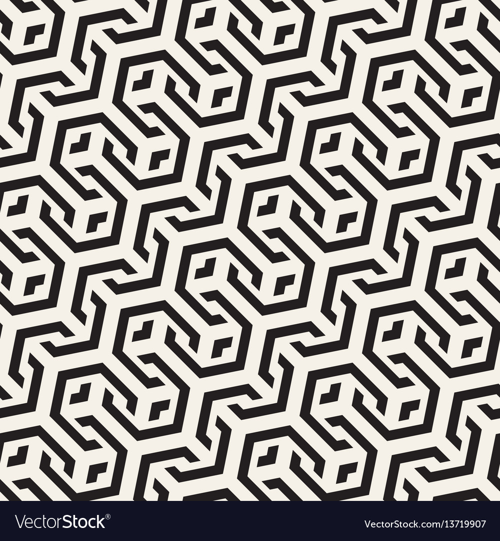 Interlaced Hexagonal Pattern