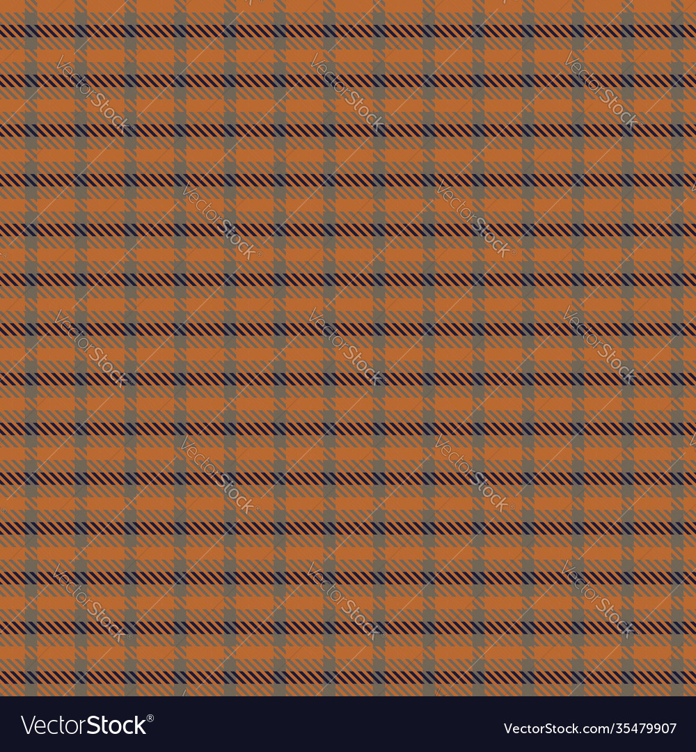 Orange asymmetric plaid textured seamless pattern