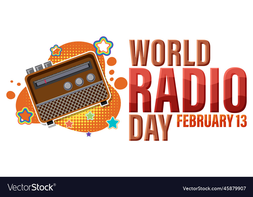 Weltradio Tag Banner vector image Weltradio Tag Banner