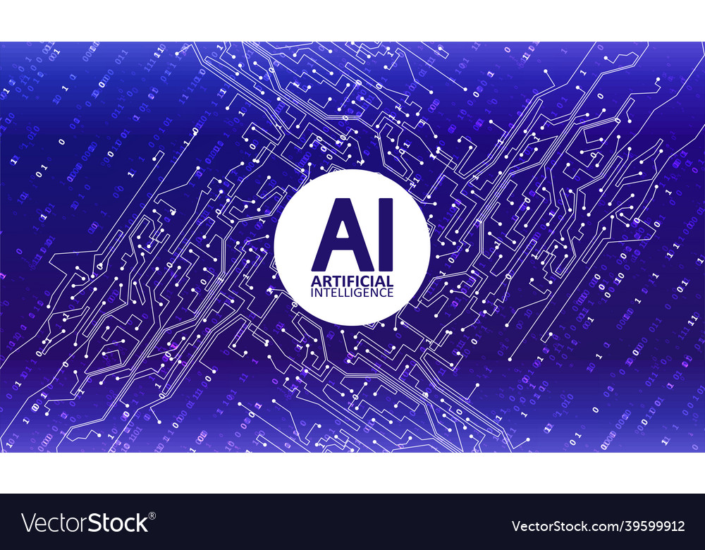 Artificial intelligence Royalty Free Vector Image