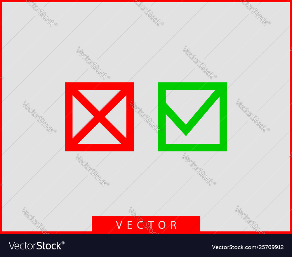 Check mark icon symbol design element