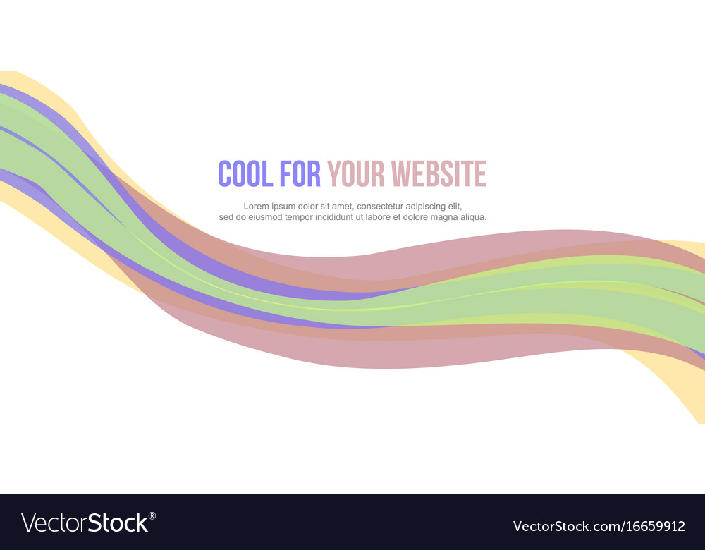 Collection abstract header website design