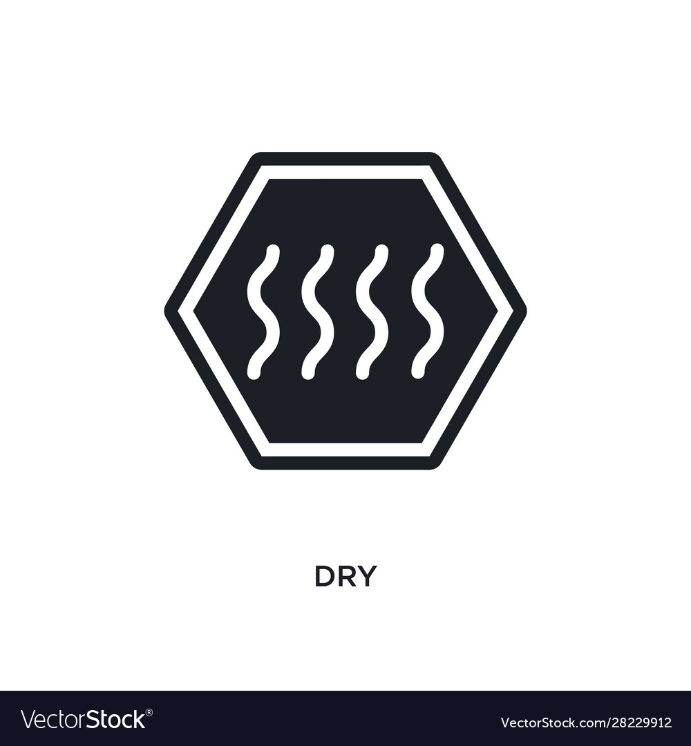 Dry isolated icon simple element from cleaning
