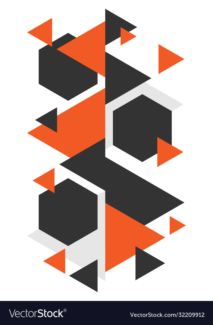 Geometric elements abstract background
