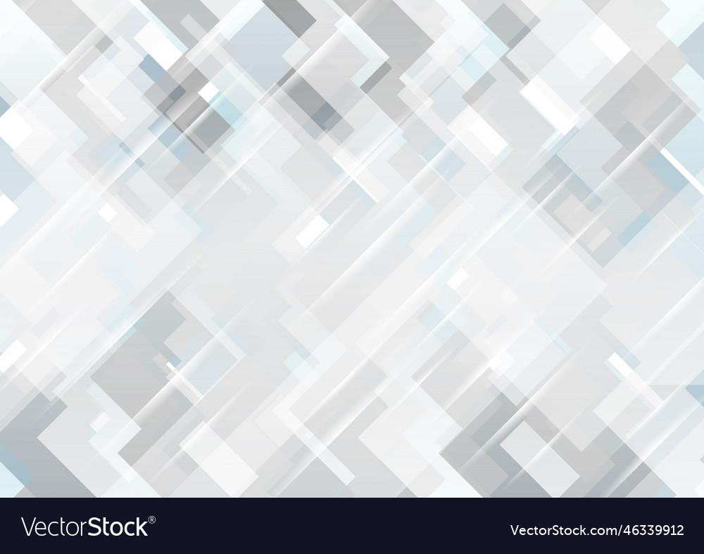 Grey Tech Geometric Abstract