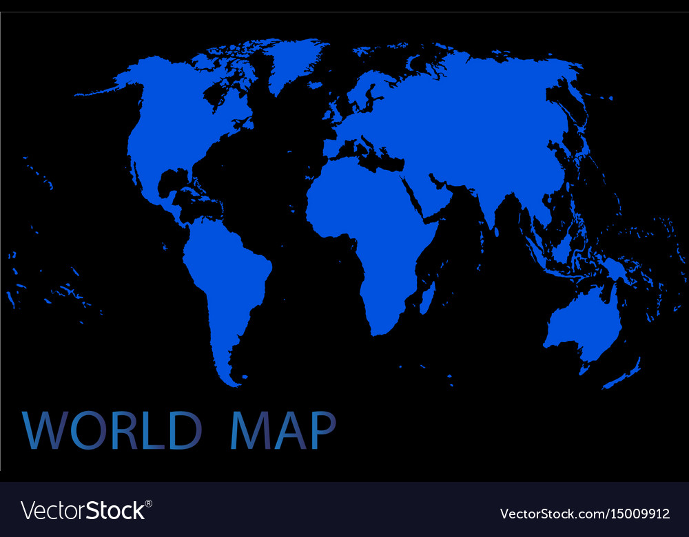 International map of the world abstraction