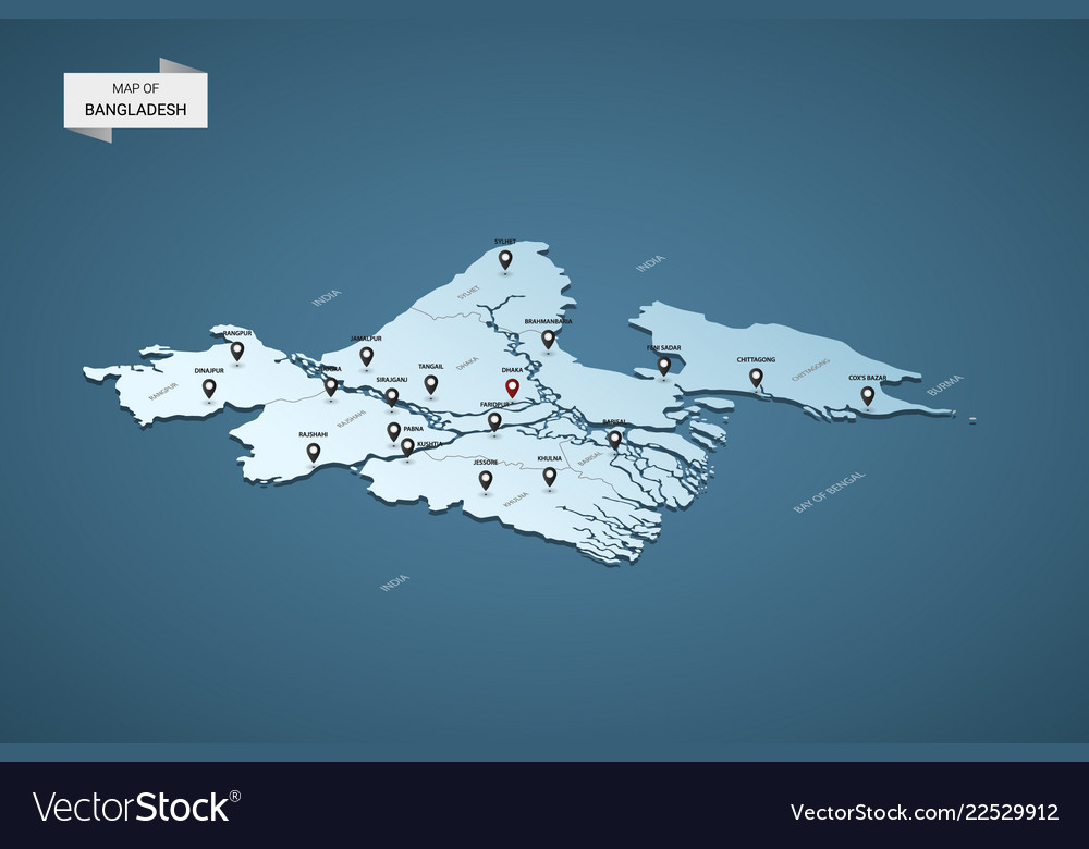 Bangladesh 3D Map