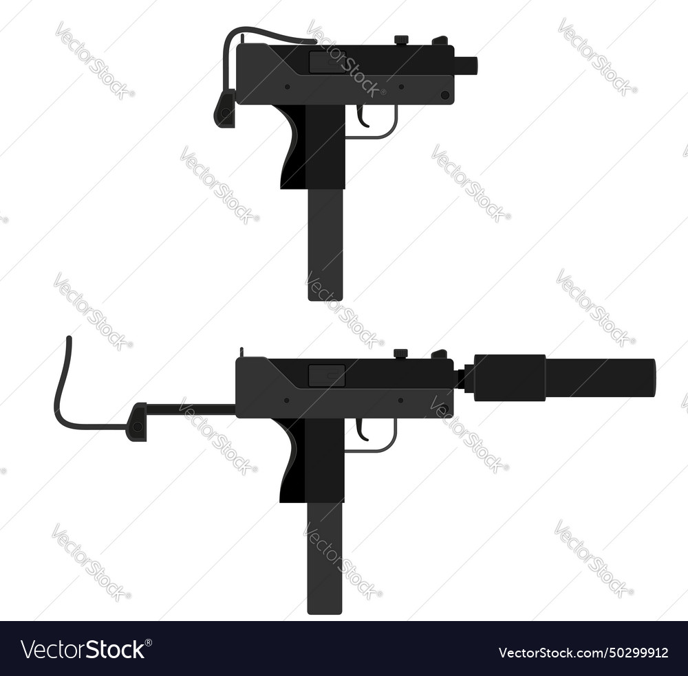 Submachine Maschine Handpistole Waffen Lager