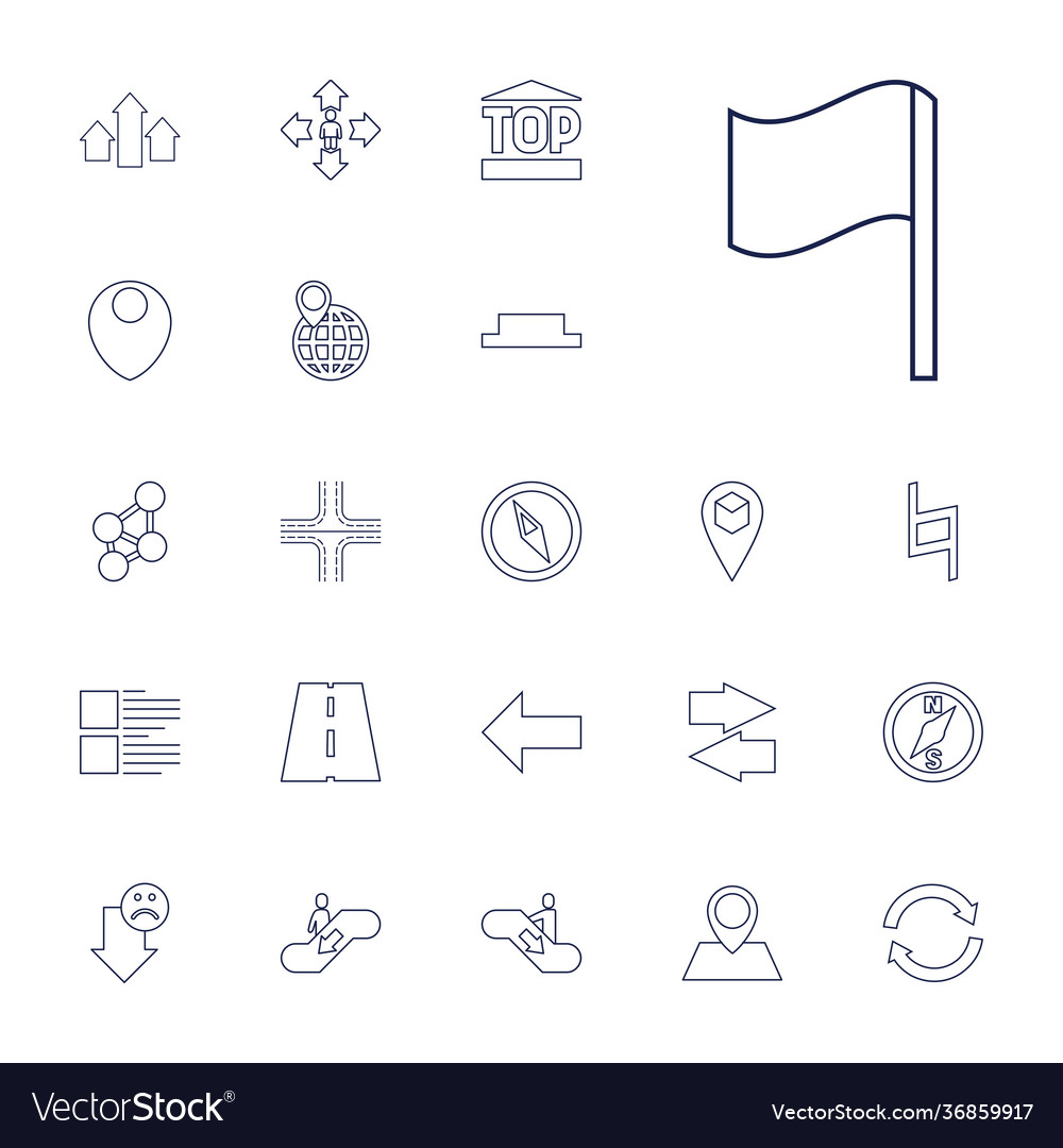 22 navigation icons