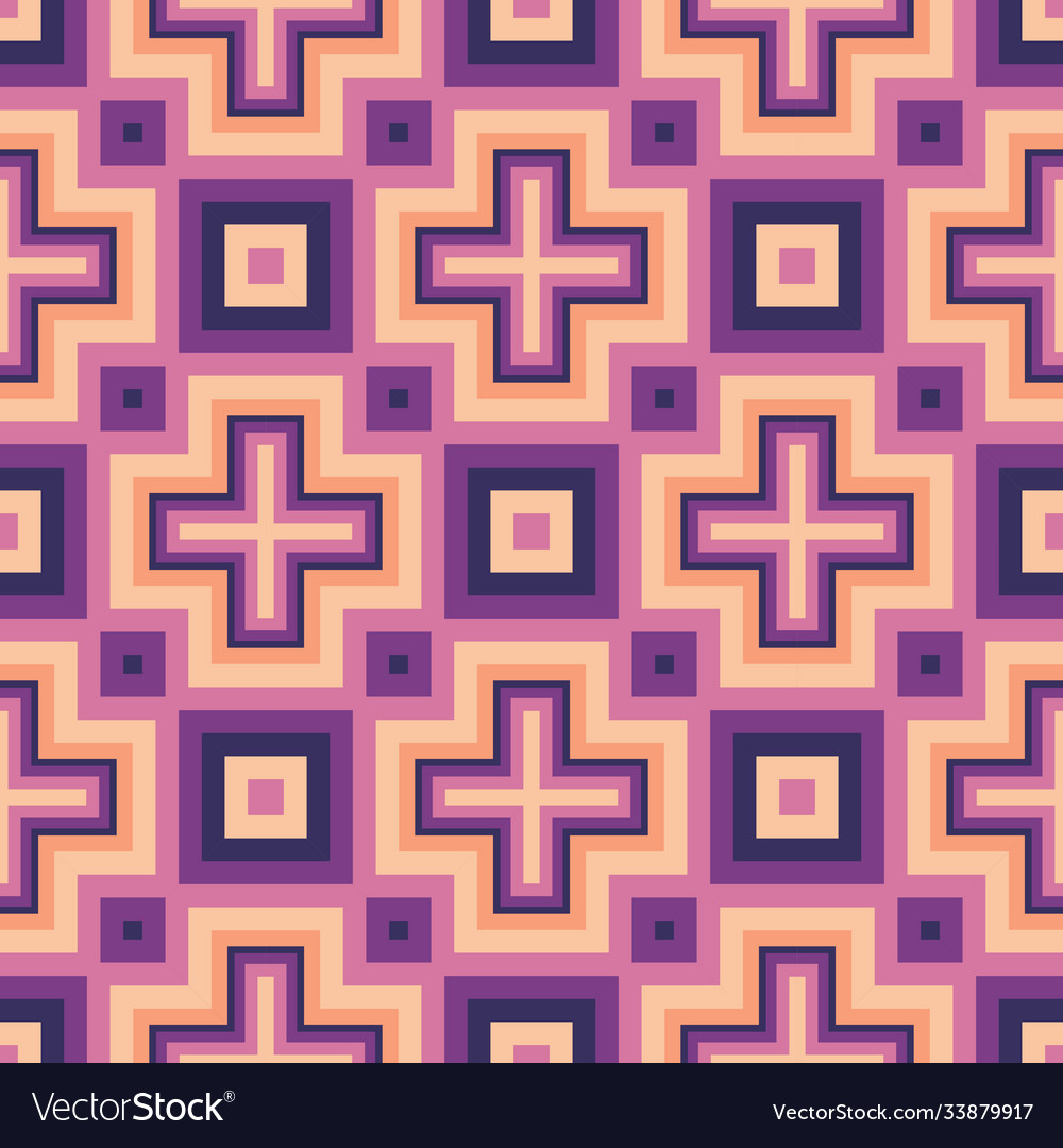 Abstract geometric background seamless pattern Vector Image Abstract geometric background seamless pattern