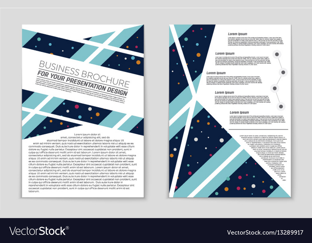 Abstract layout background set for art
