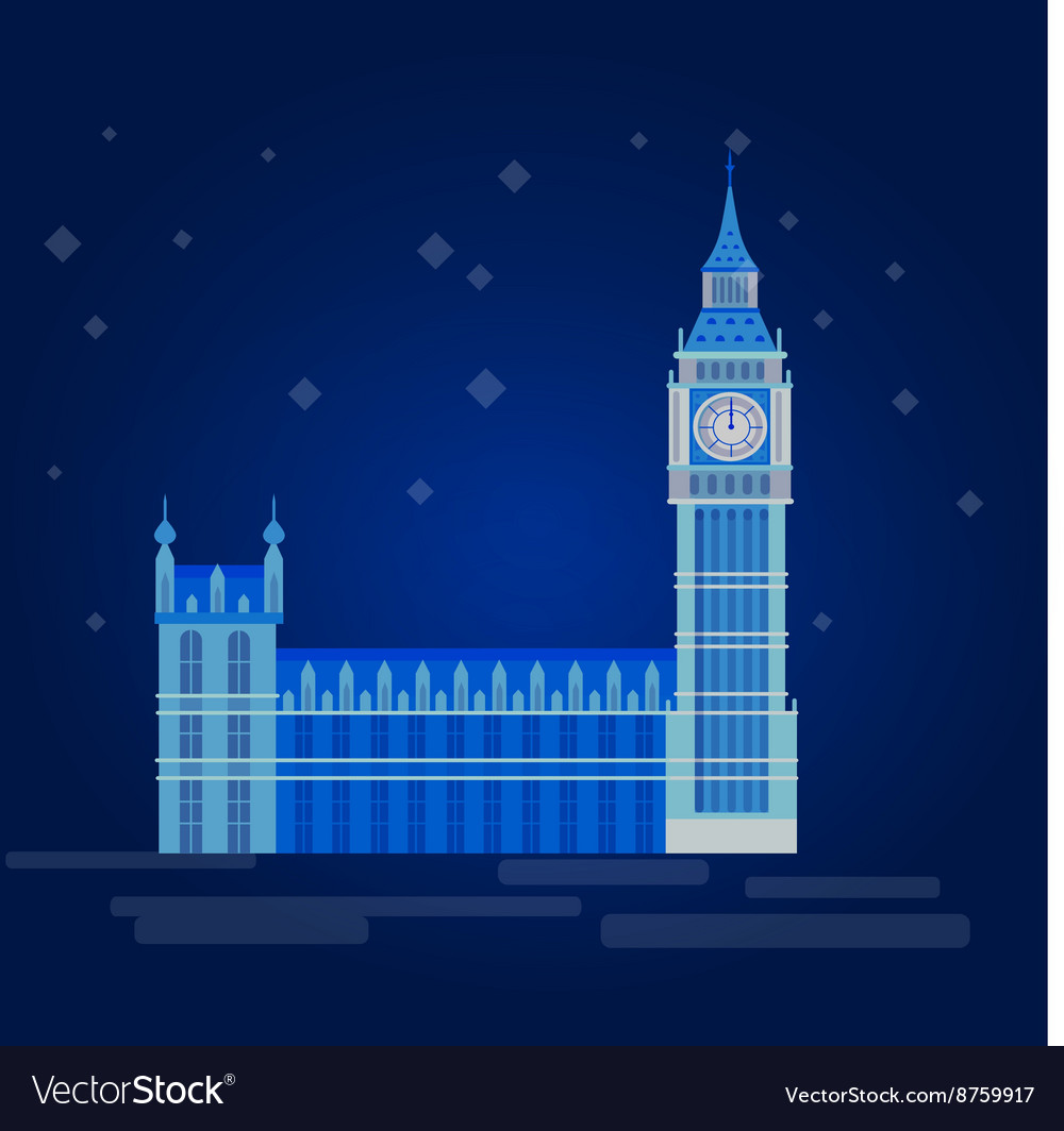 Big ben Royalty Free Vector Image - VectorStock