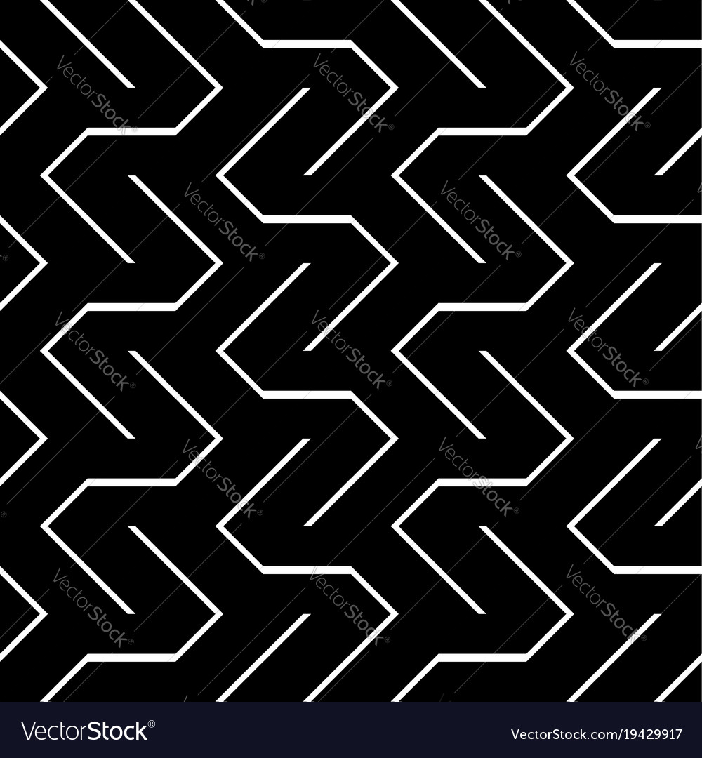 Design seamless monochrome zigzag pattern