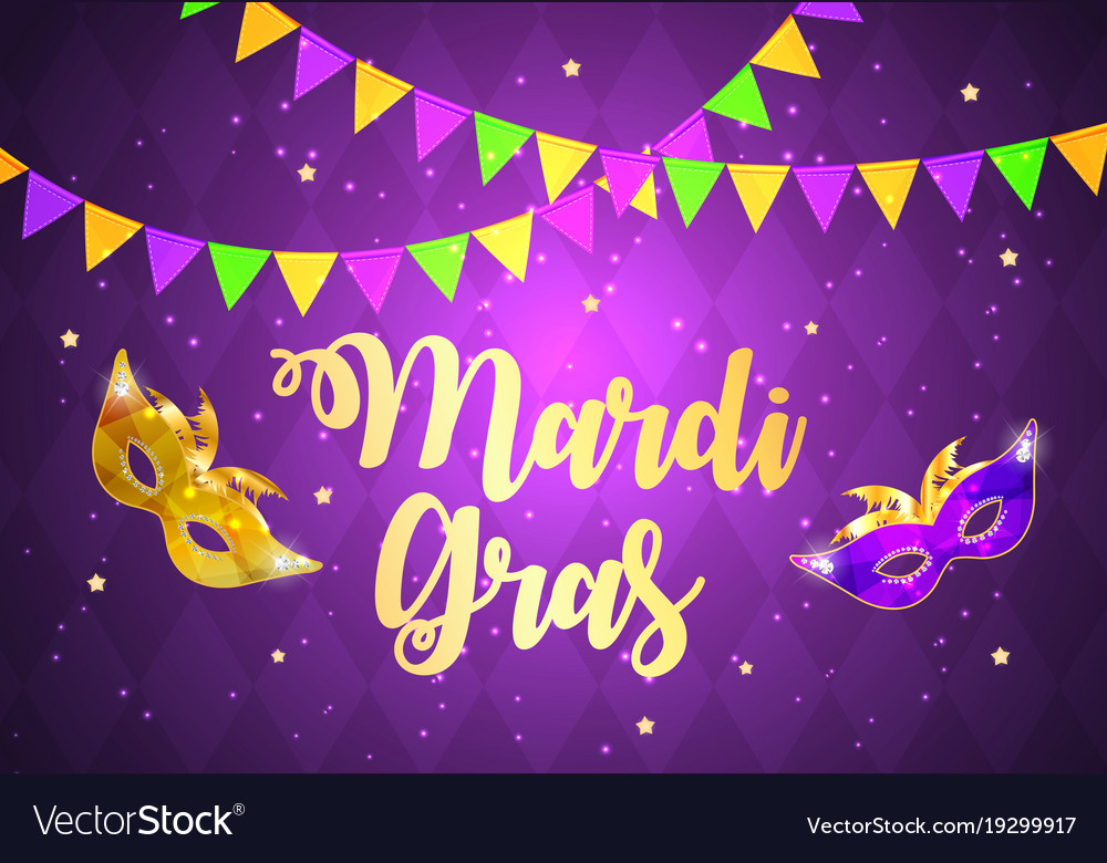 Mardi gras Broschüre Templatecelebration Gruß