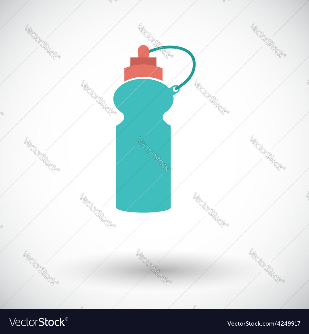 Sports water bottle icon