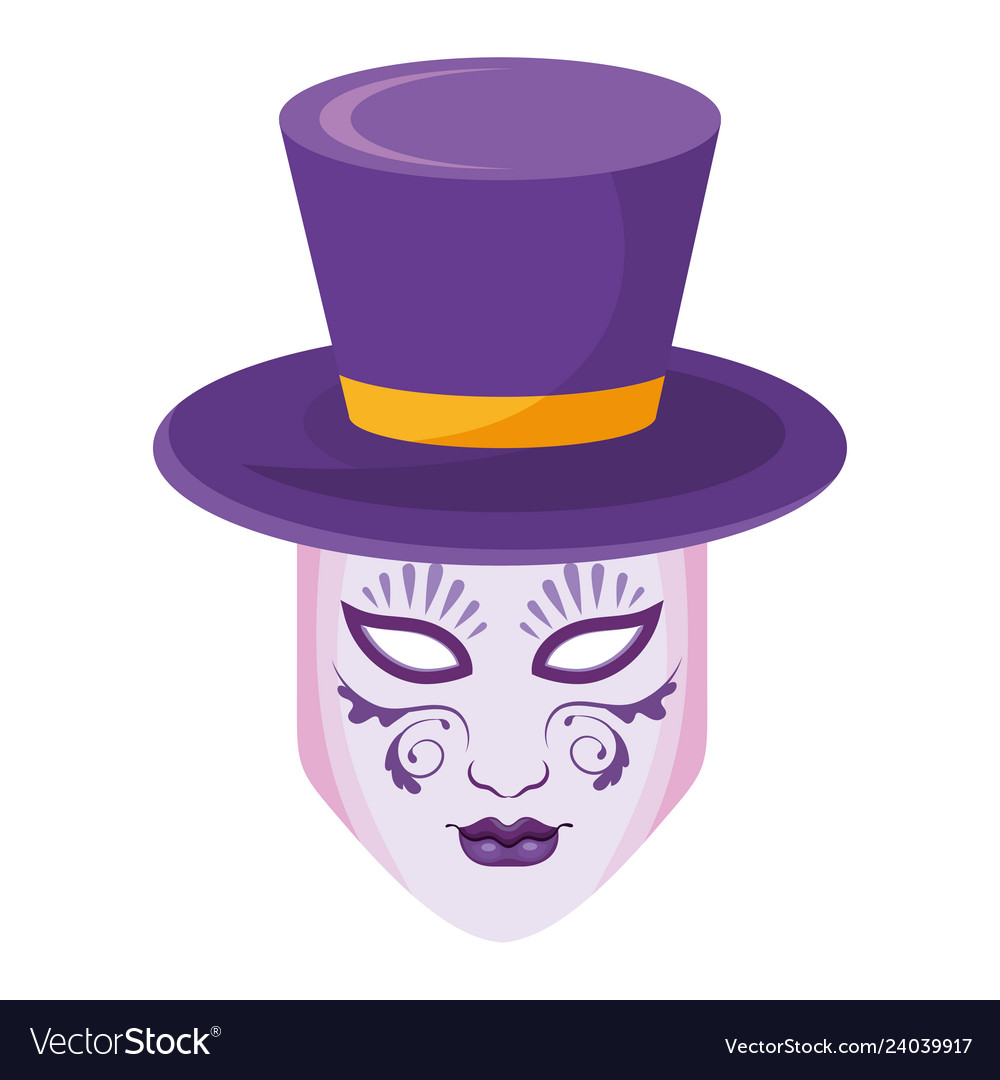 Top hat with mask