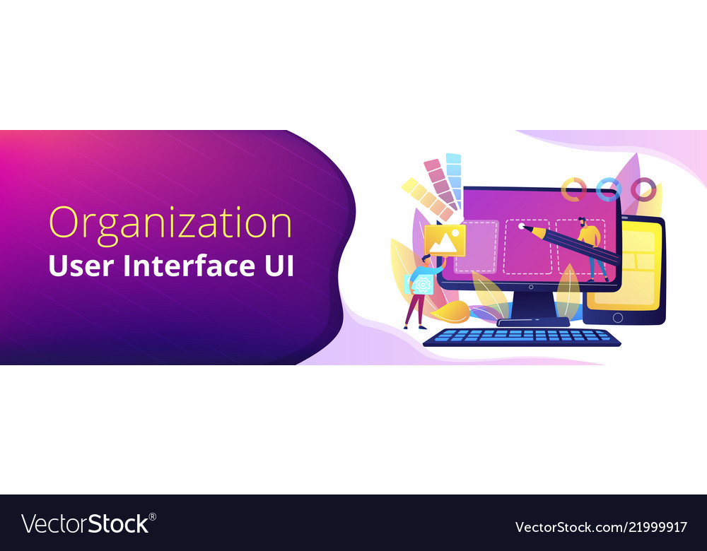 Web design development header or footer banner