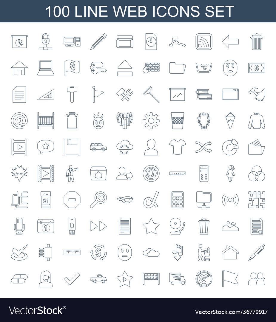 Web icons