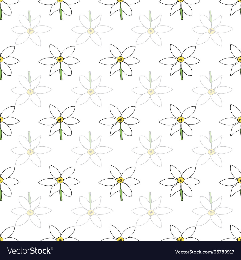 White background yellow lemony floral