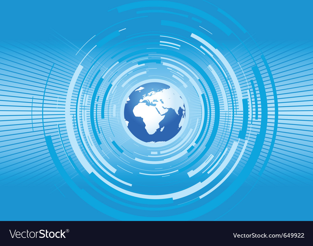 Abstract World Data Stream