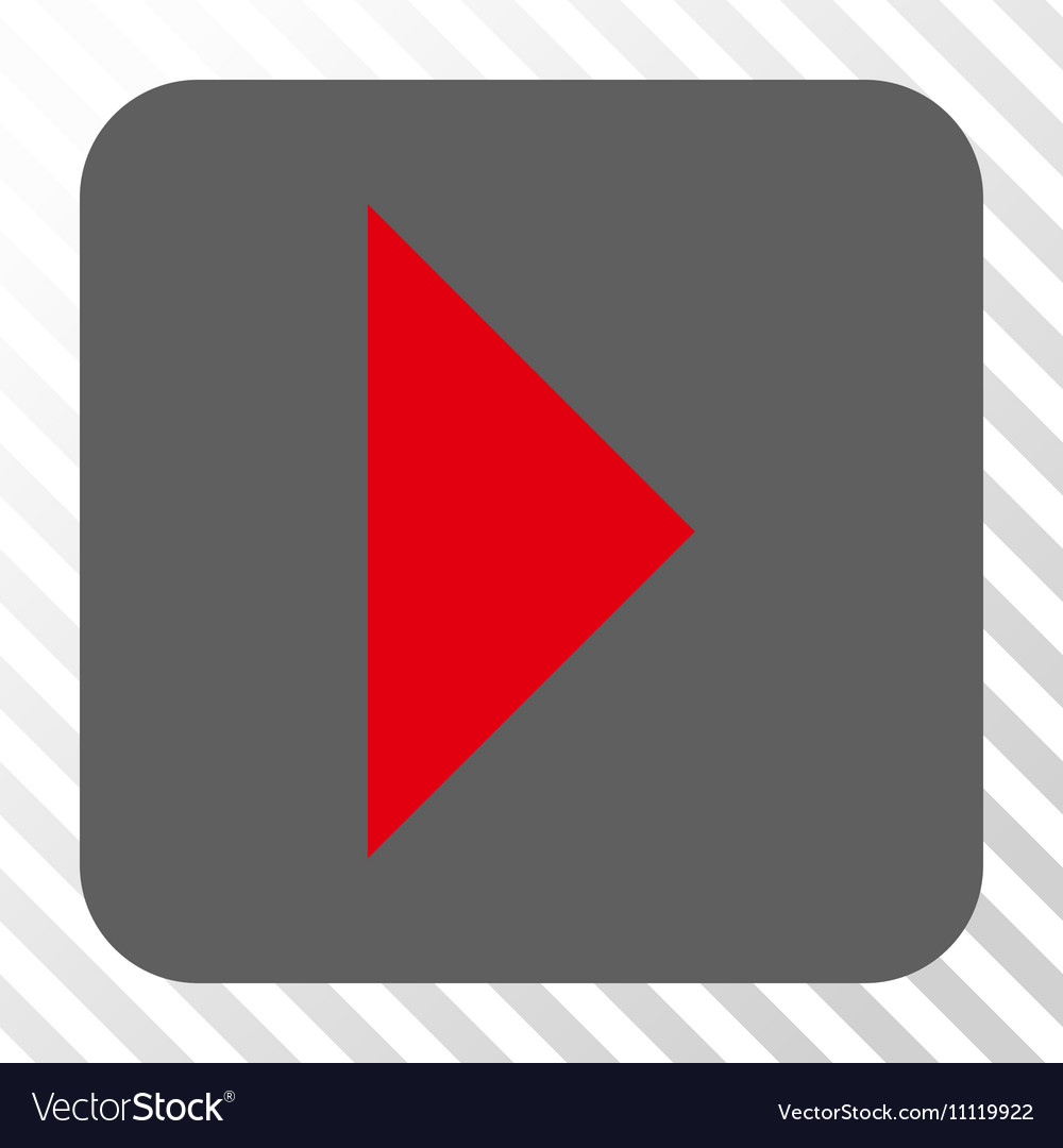 Arrowhead right rounded square button