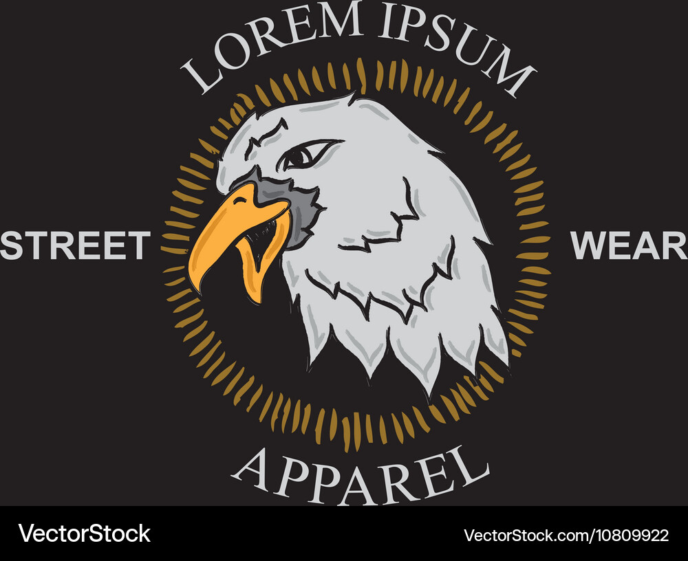 Eagle head Royalty Free Vector Image - VectorStock