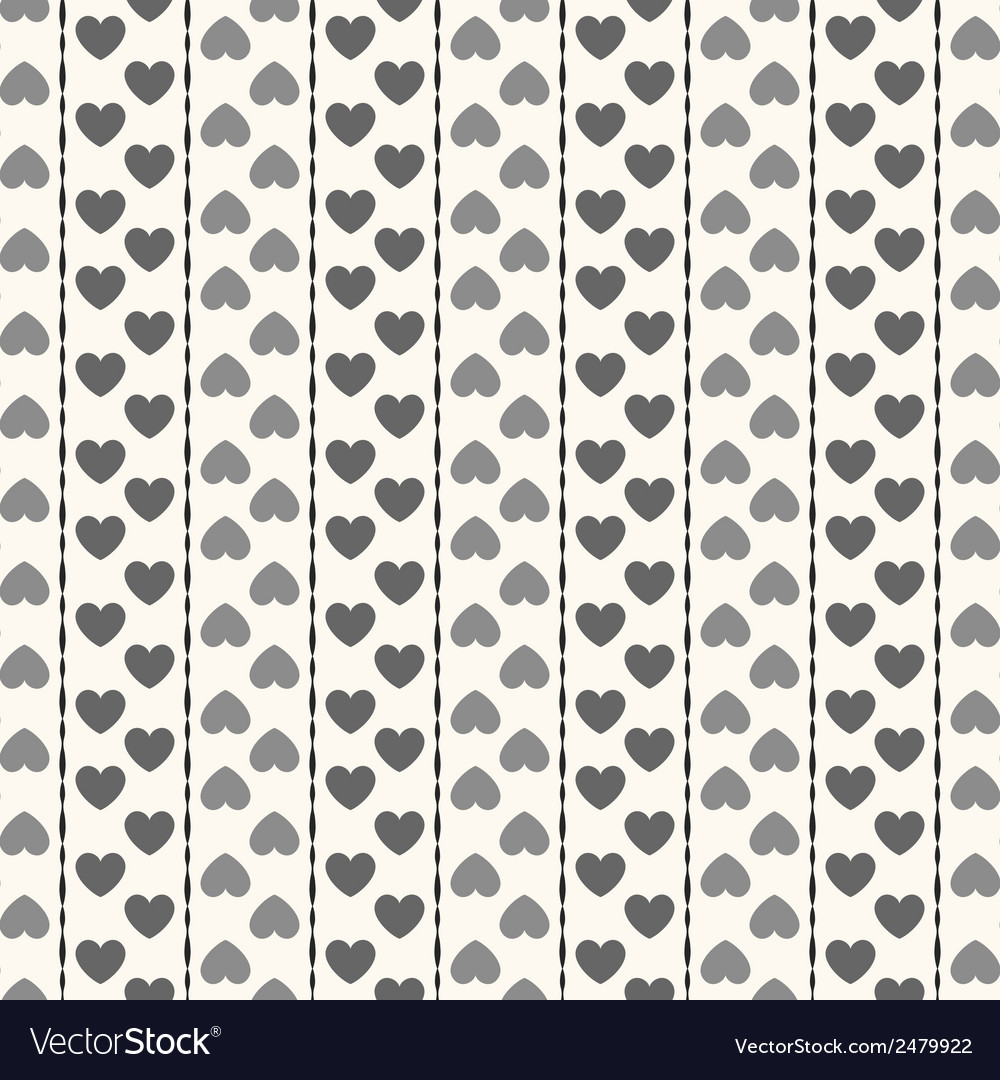 Seamless geometric pattern with hearts Royalty Free Vector