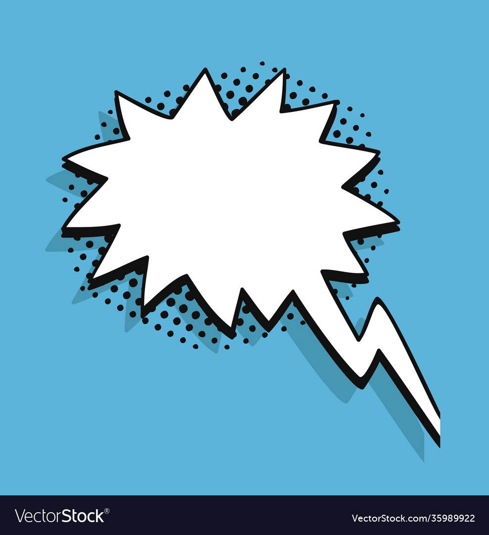 Set pop art speech bubbles without text vector image Set pop art speech bubbles without text