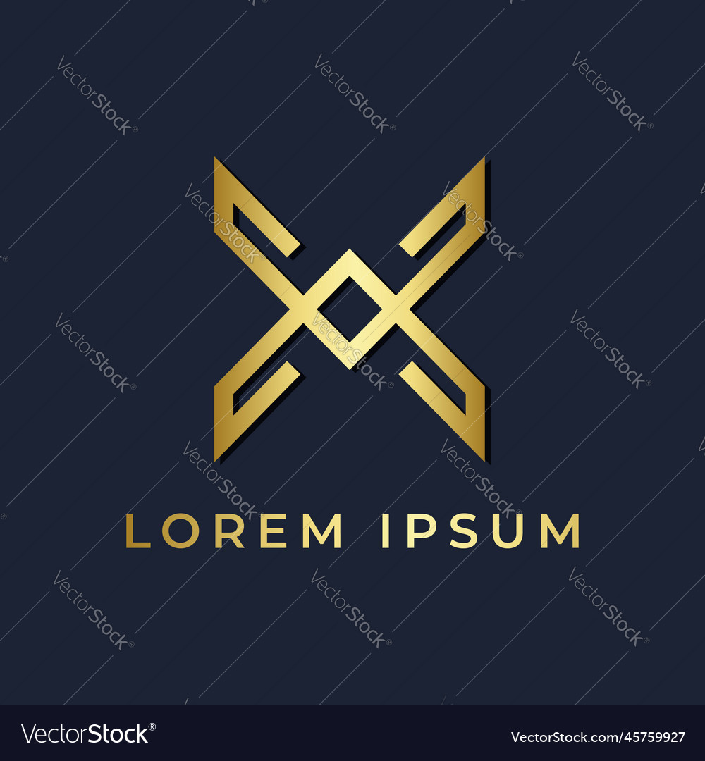 Cross Line Letter X Logo Royalty Free Vector Image cross-line-letter-x-logo-royalty-free-vector-image