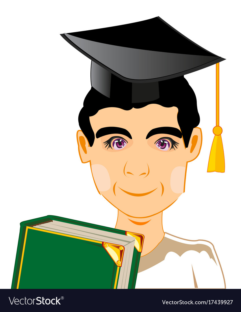 Lad with textbook