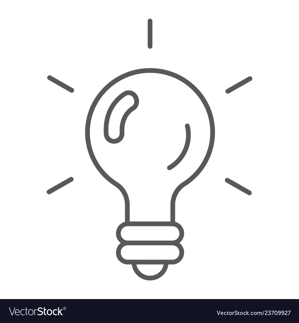 Logic game thin line icon and play light vector image Logic game thin line icon and play light