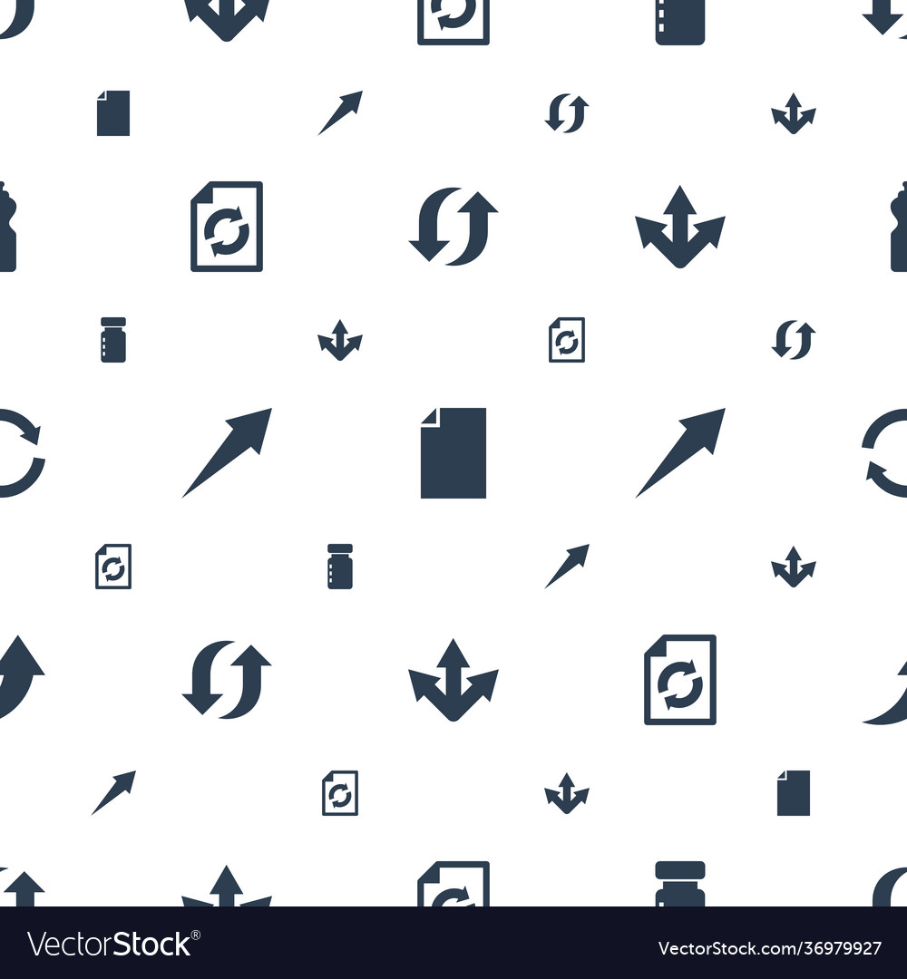 Refresh icons pattern seamless white background
