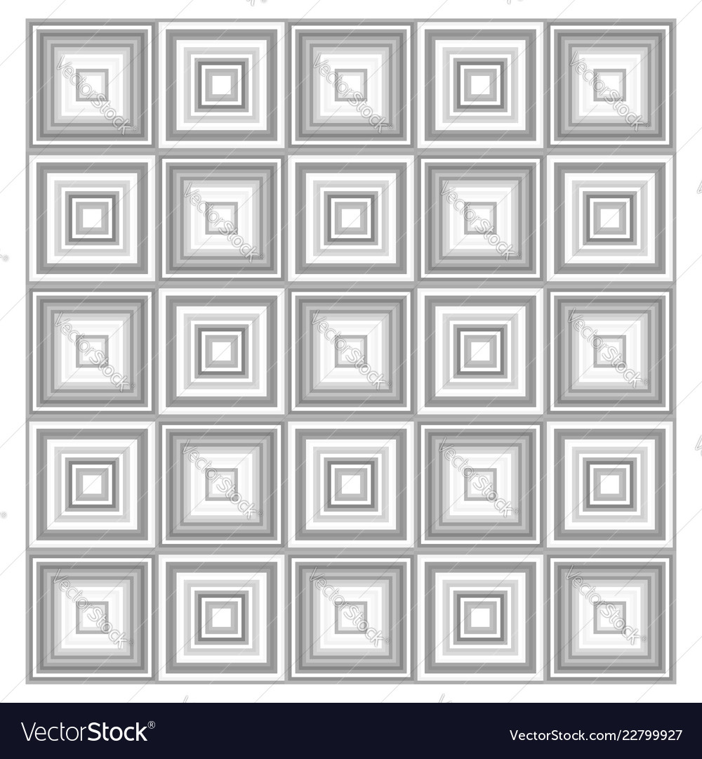 Series of abstract seamless patterns with squares vector image Series of abstract seamless patterns with squares