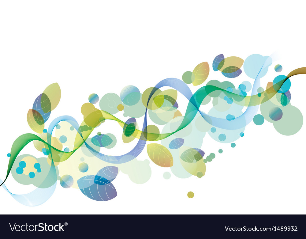 Abstract Leaf Wave Background