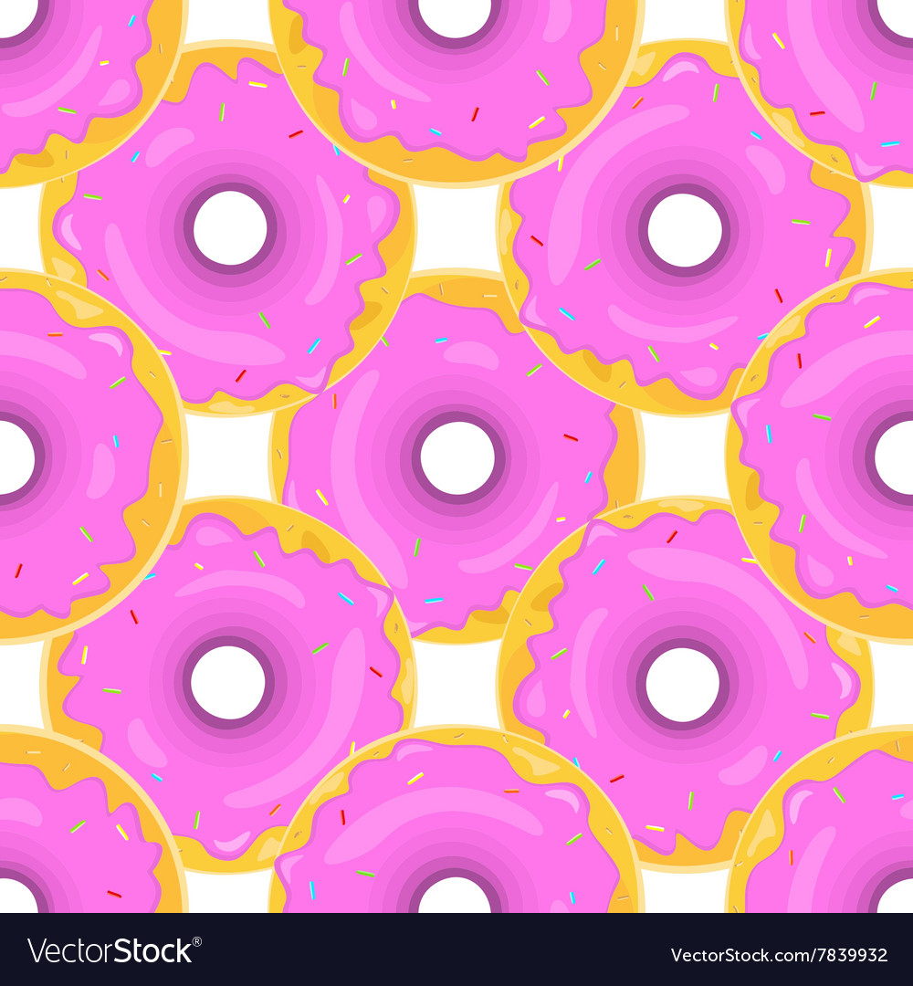 Donut seamless background texture pattern