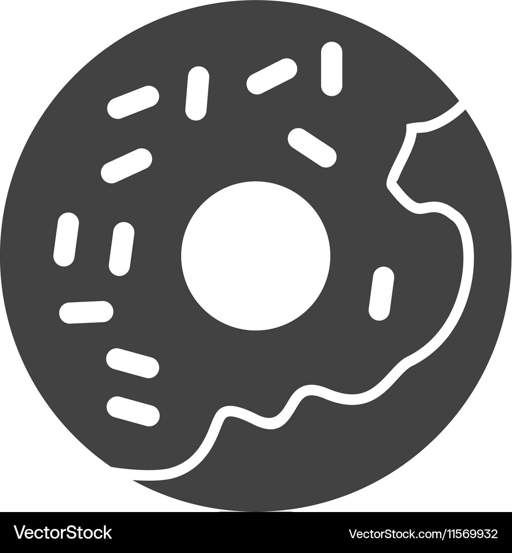 Doughnut Royalty Free Vector Image - VectorStock