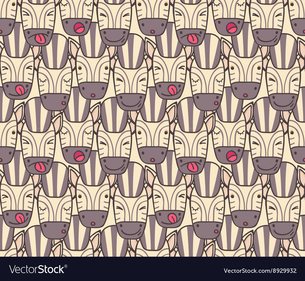 Pattern from zebra muzzles
