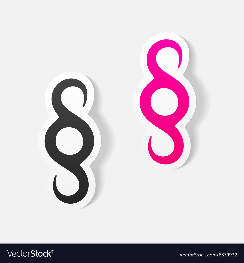 Realistic design element paragraph