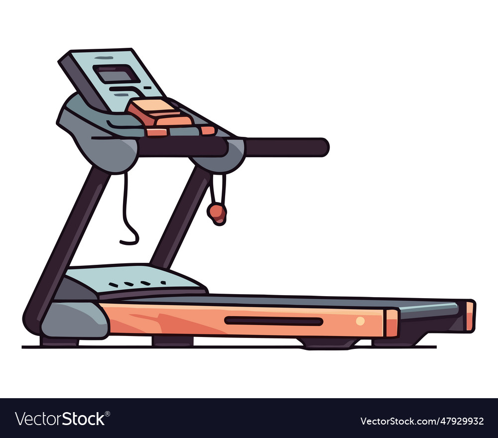 Treadmill Royalty Free Vector Image - VectorStock