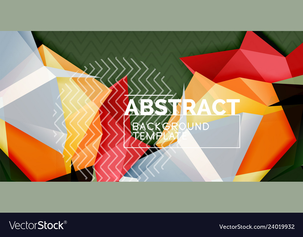 Triangular low poly background design
