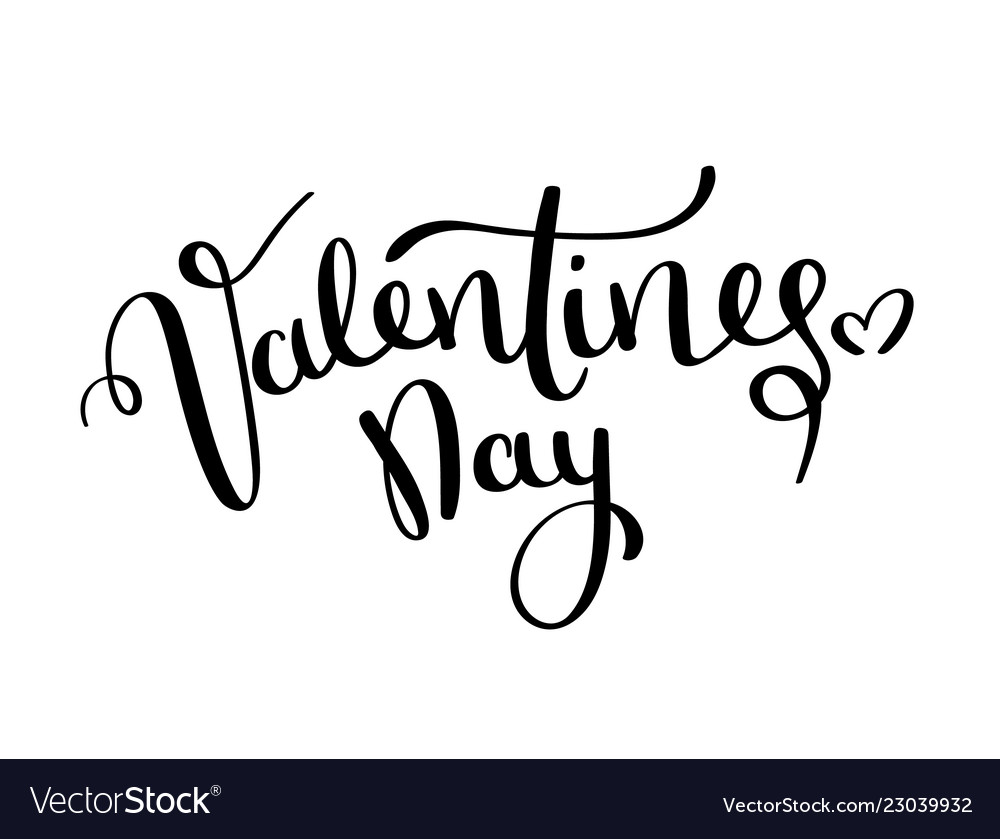 Valentines day card happy day Royalty Free Vector Image