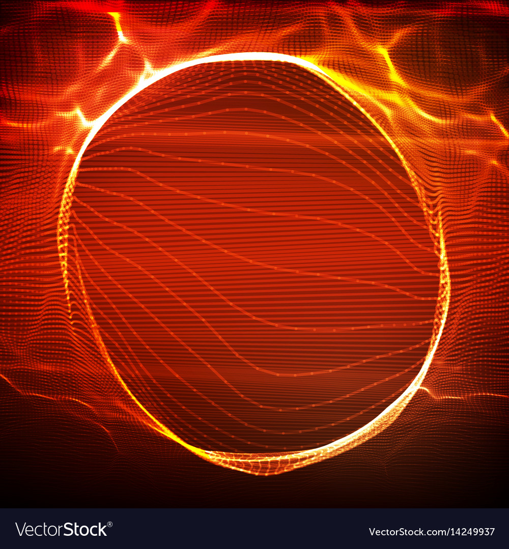 Abstract mesh background chaotically