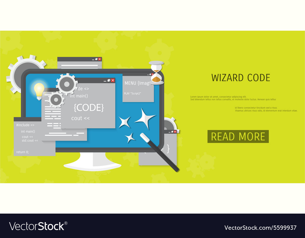 Flat concept of programming and coding